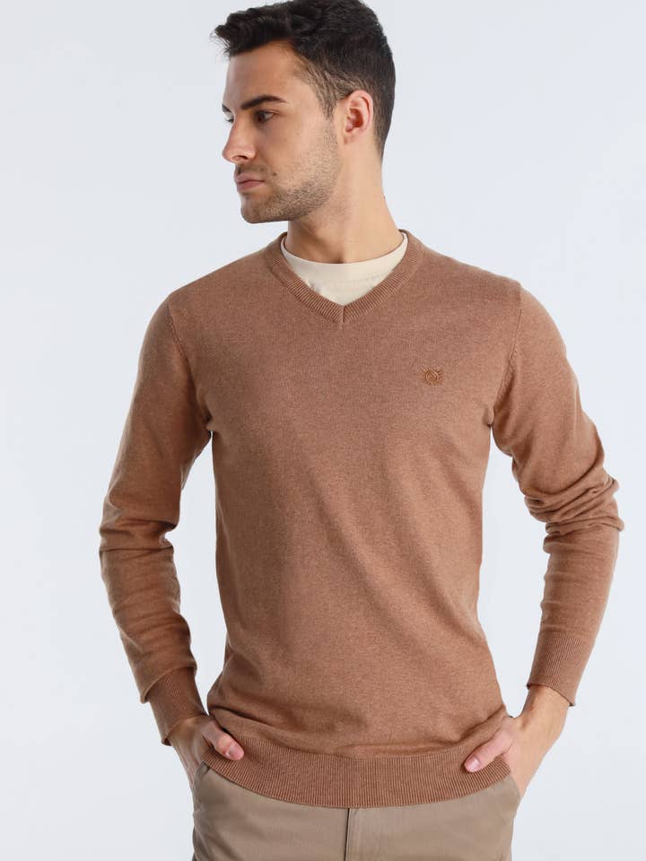 BENDORFF - Maglione basico con scollo a V per la vendita all'ingrosso da parte di PAUSANT SHOP ONLINE
