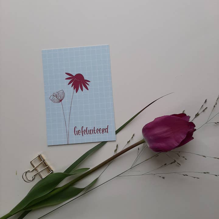 Color Blocking - Gefeliciteerd bloem voor wholesale door JUDITH maakt