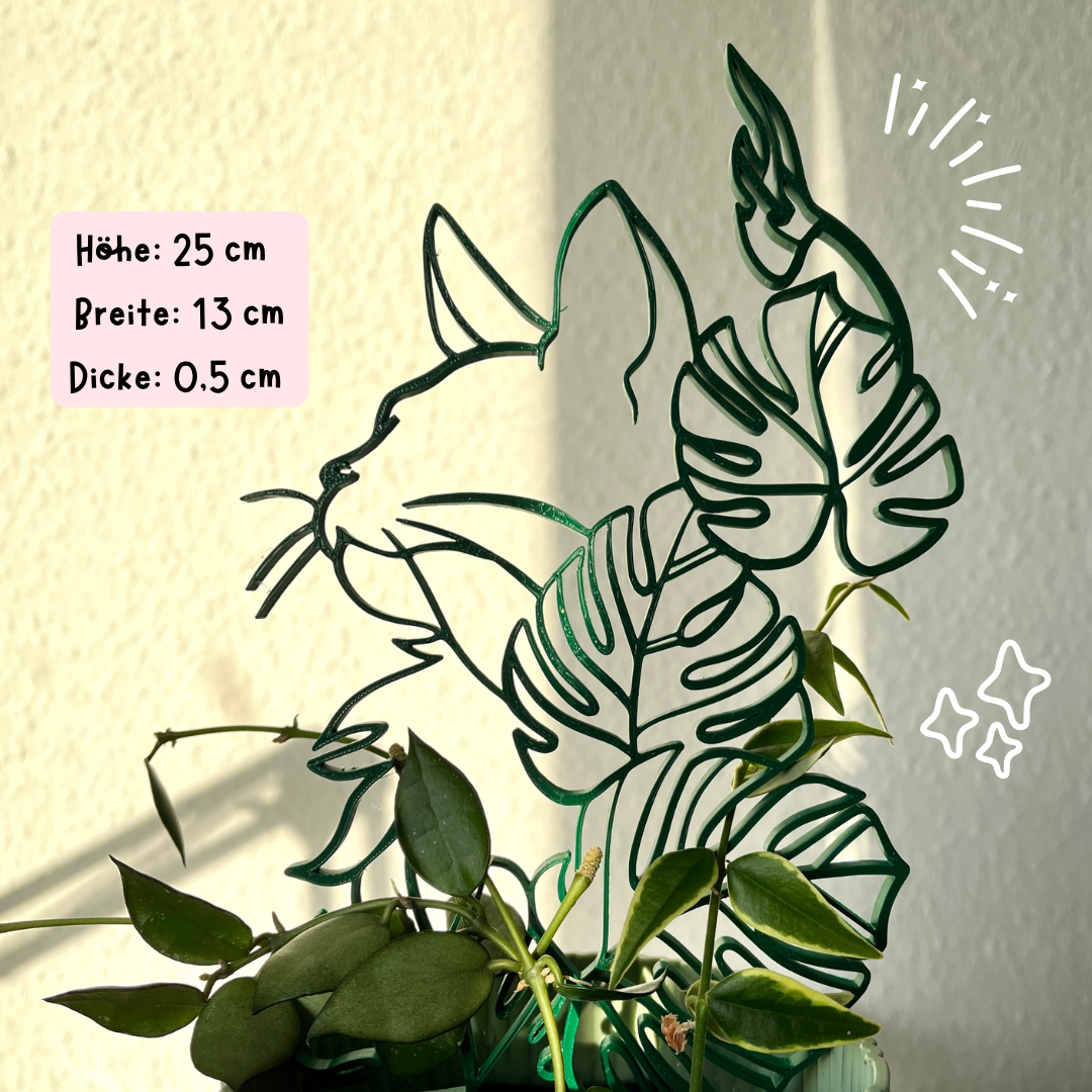 plantyintroverts - Wholesale Garden Tool - Monstera cat trellis - 3D printed from sustainable PLA1