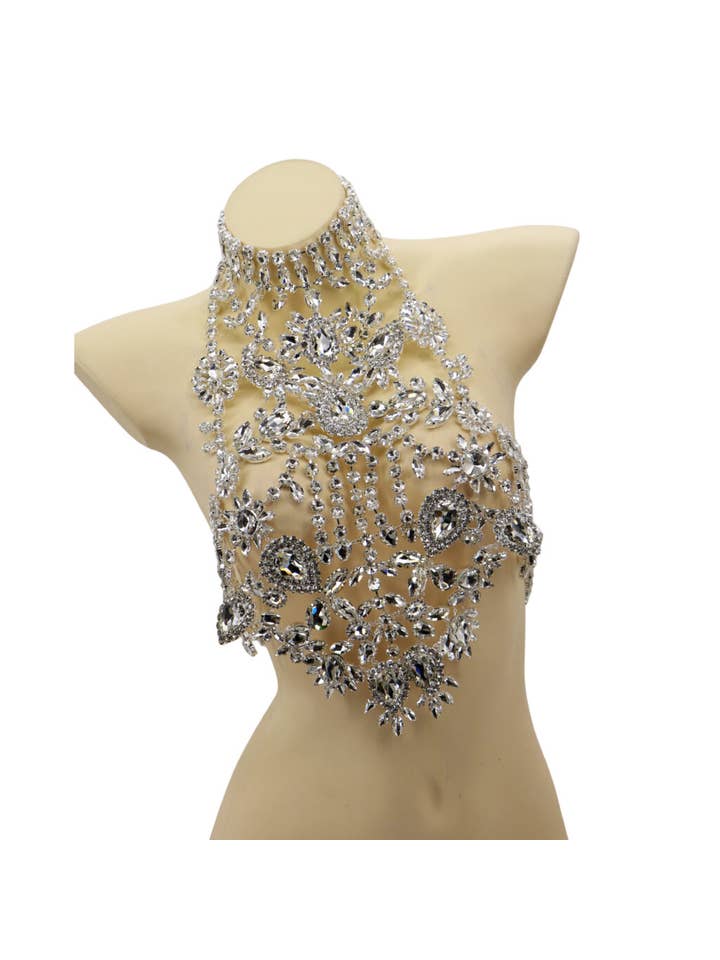 Western Fashion - Wholesale Bustier - Women's - 94035 - Multi Crystal Embellished Bodice