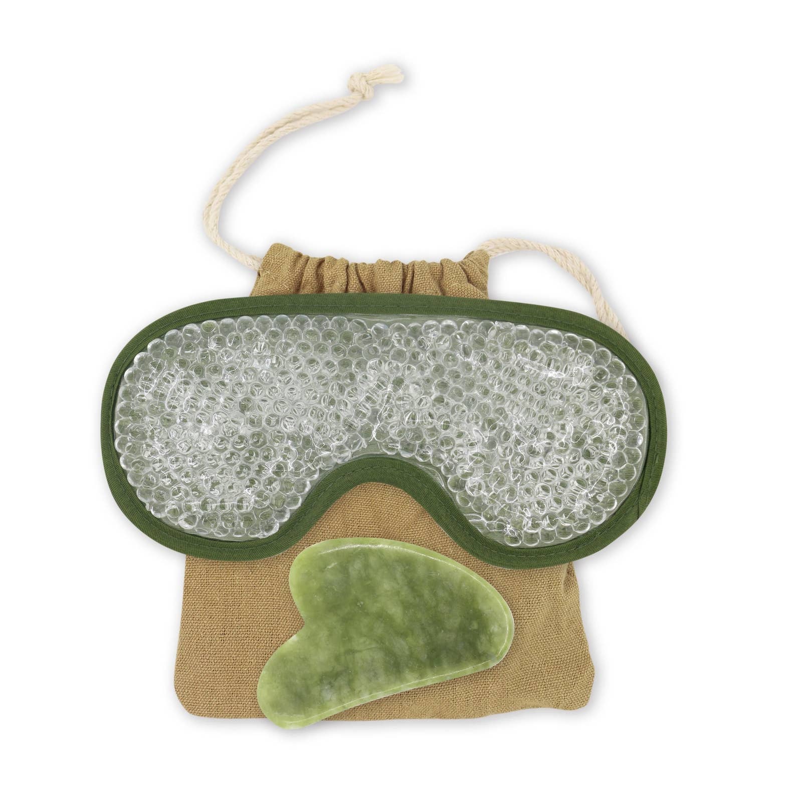 Zen'Arôme - Wholesale Eye Treatment Mask - Green Jade Gua Sha Kit + Hot/Cold Relaxation Mask7