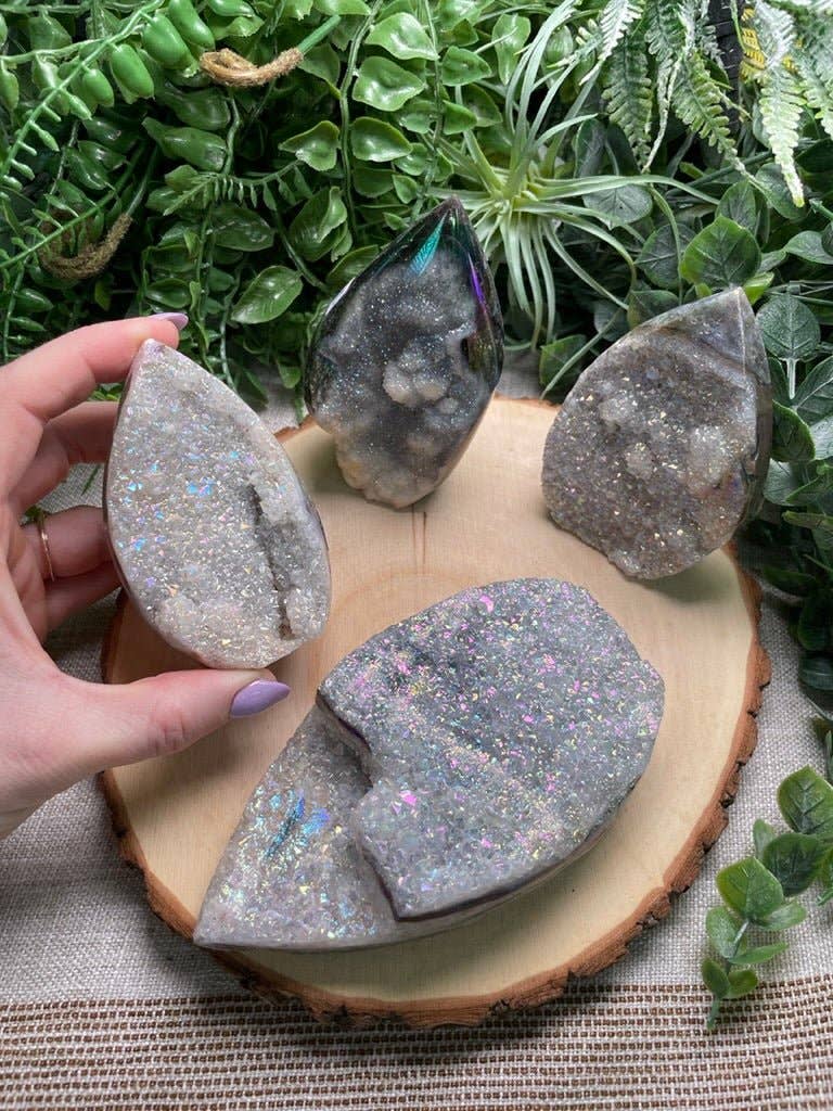 Copper Ashes - Wholesale Spiritual Stone/Crystal - Aura Plated Sphalerite Freeform1