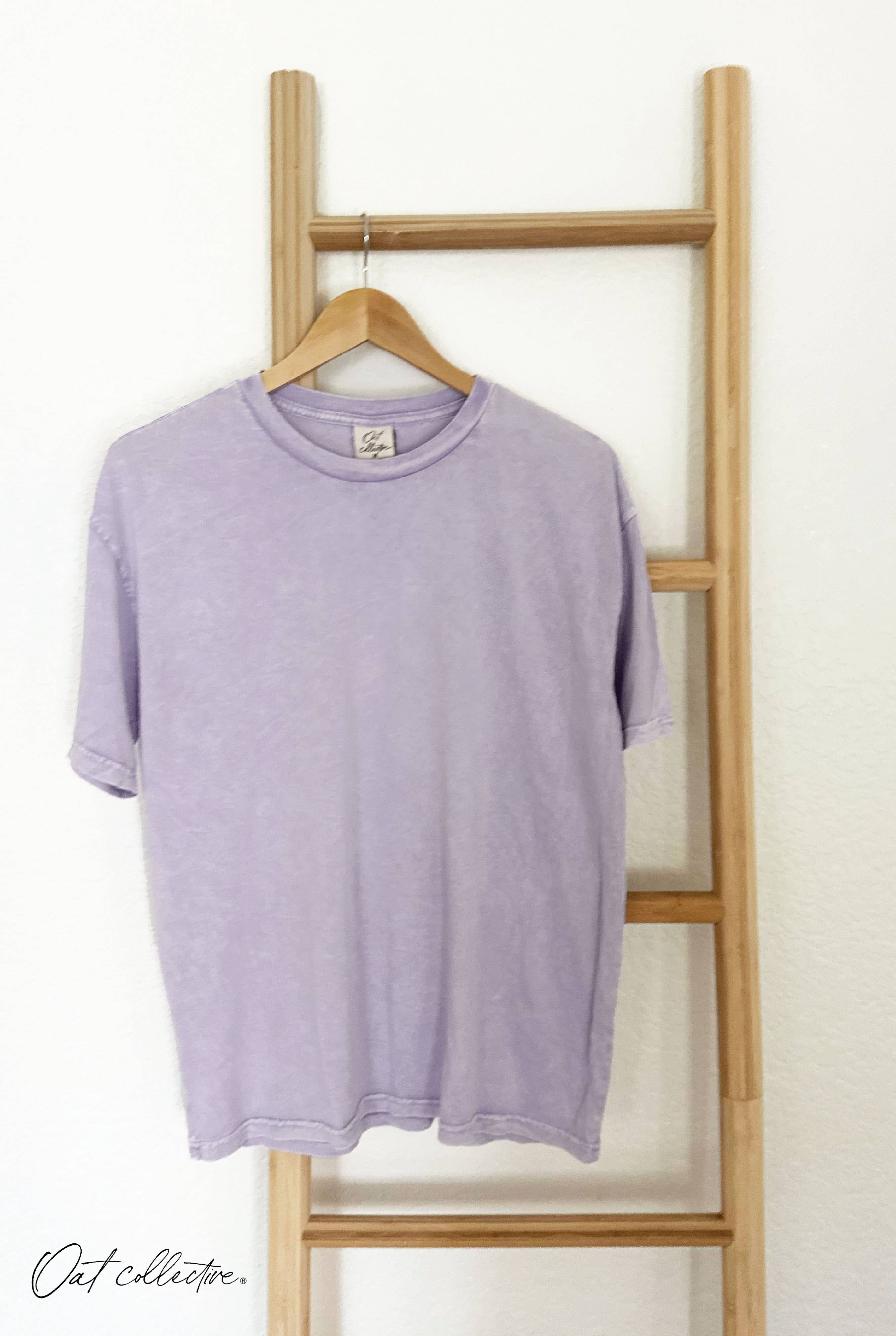 OAT COLLECTIVE - Wholesale T-Shirt - Women's - Premium Basic Cotton Supima Mineral Washed Tee0
