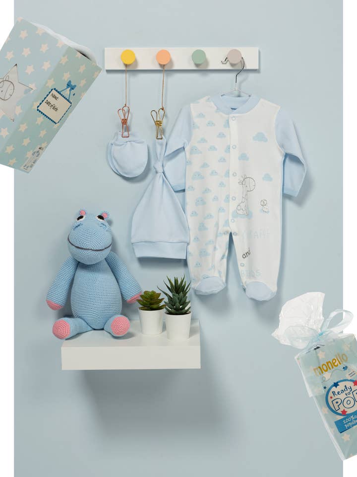 Cuddoll Baby Shower nouveau-né cadeau 3 pièces Layette Set pour la vente par Cuddoll