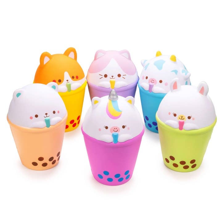 Jumbo Tapioka Tots Squishy - Enthält 6 Stile! (12 Stück/Karton) für den Großhandel von Kawaii Slime Company