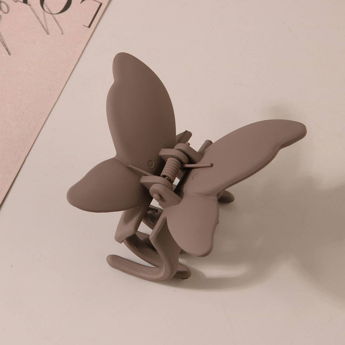 ACCITY - Wholesale Hair Clip - Women's - Matte Butterfly Hair Claw Clip – Strong & Stylish_CWAHA00875
