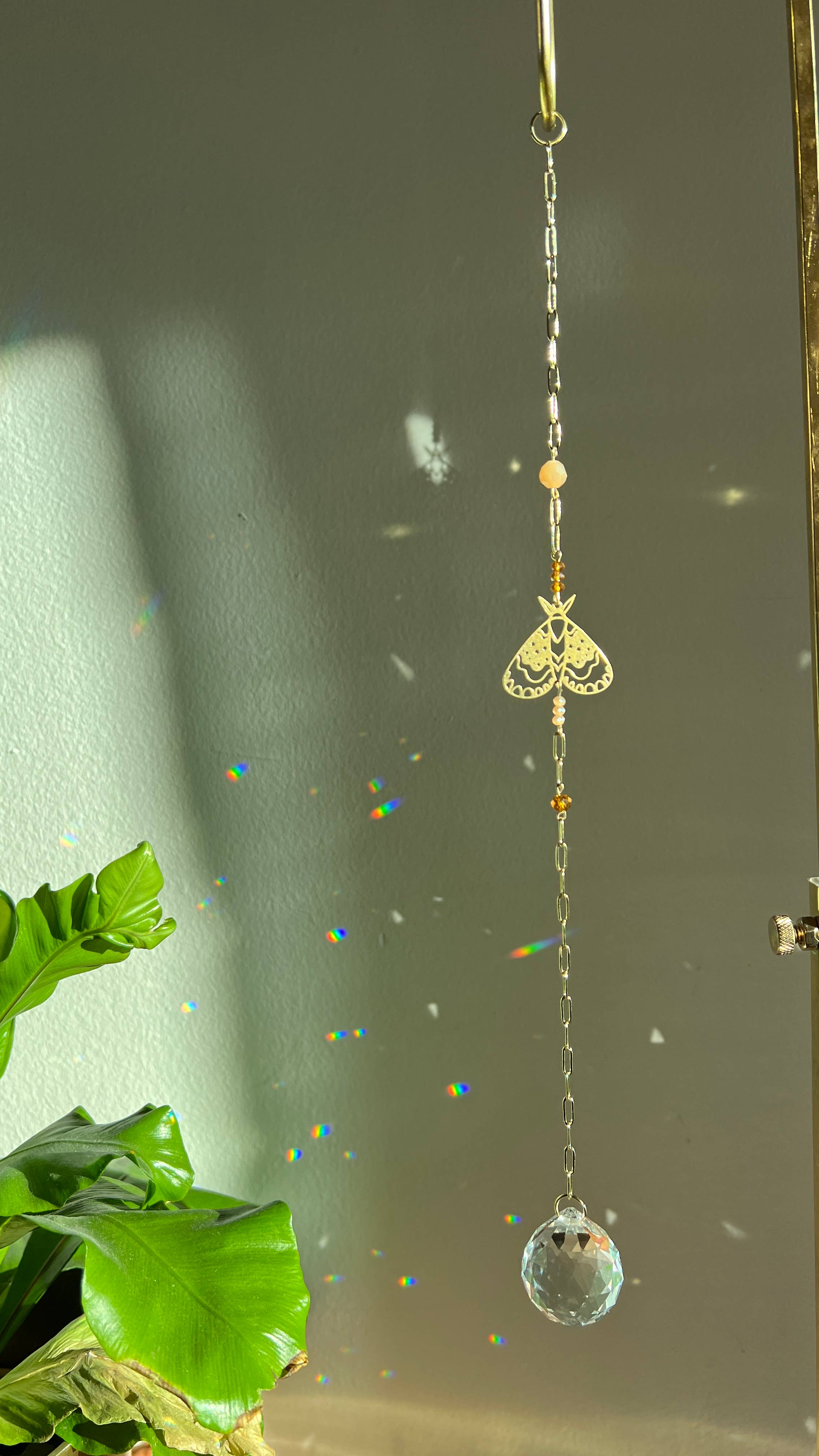Ombra & Luce – wholesale Suncatcher – Moth Suncatcher, Insect decor3