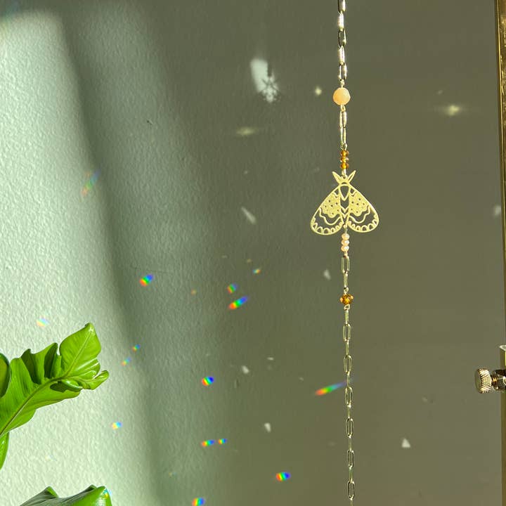 Ombra & Luce – wholesale Suncatcher – Moth Suncatcher, Insect decor3