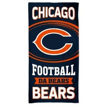 NFL Chicago Bears 30" x 60" Beach Towel for wholesale by Majestic Sports