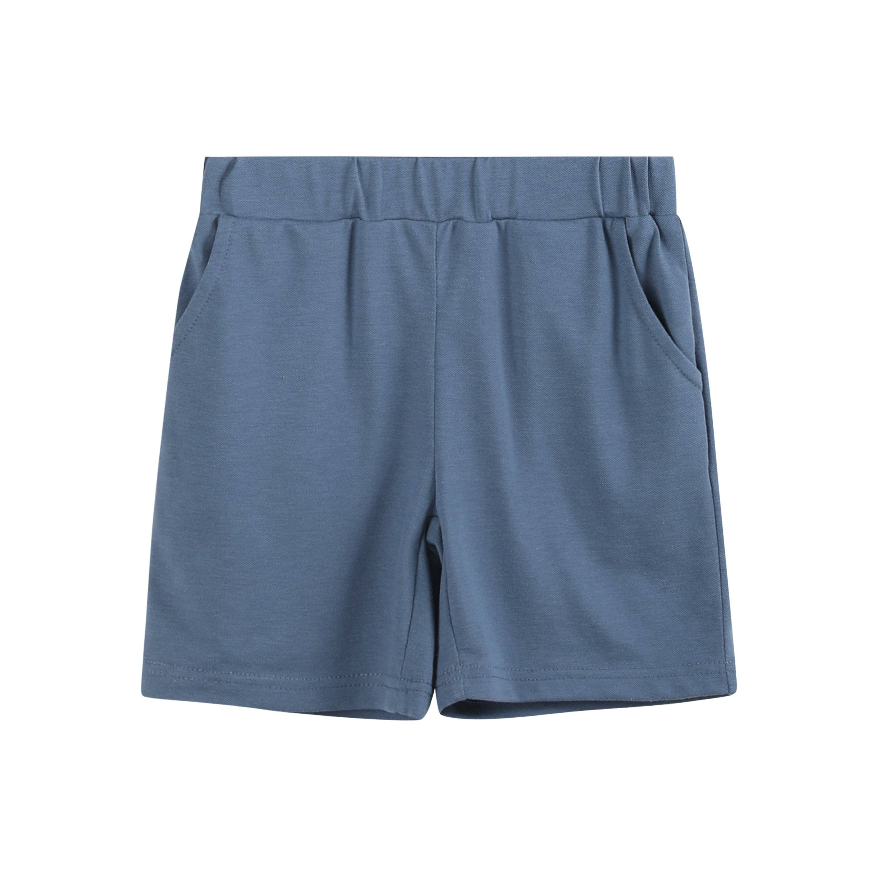Lil Cactus – wholesale Shorts - Barn – Mörkblå Pojkgräsandshorts