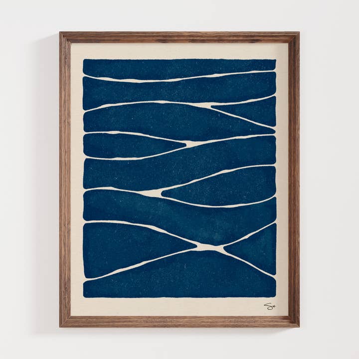 Mid Tide Design - Wholesale Art Print - Making Waves | Ocean Art Print