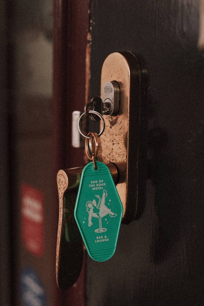 Gold St. Press - Wholesale Keychain - Unisex - End of the Road Motel Key Ring2