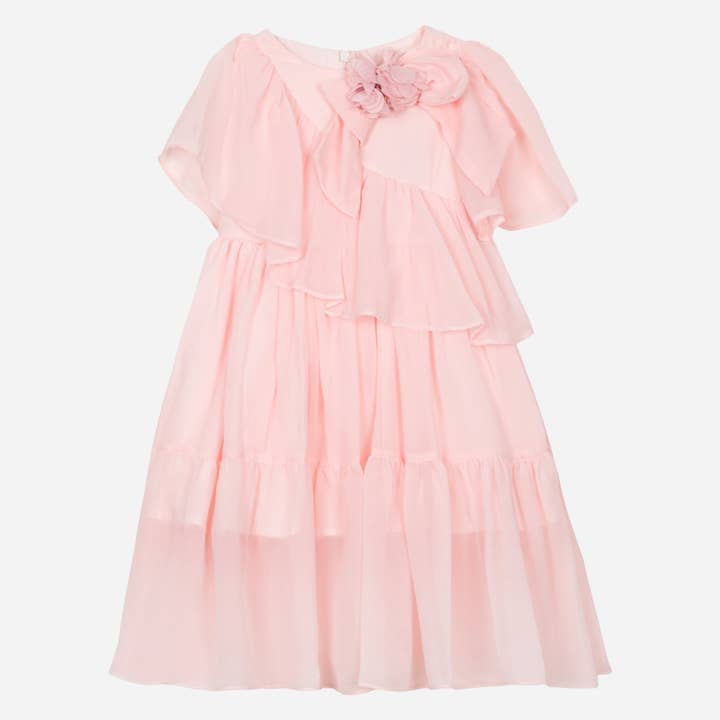 Ecru chiffon dress with flowers and other Purchase wholesale chiffon flowers. Free returns & net 60 terms on Faire trending on Faire.