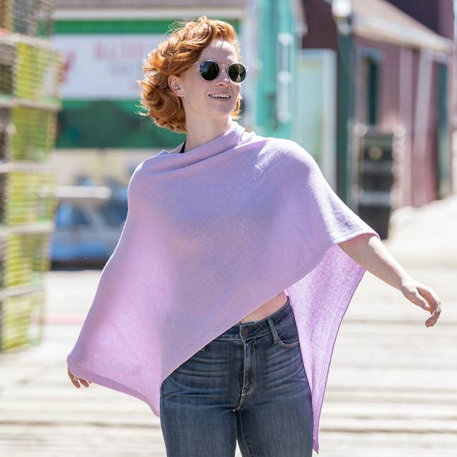 Margolis Pineo Italia - Wholesale Poncho - Women's - ROMA TRAVEL PONCHO - Cashmere-Blend Best Seller67