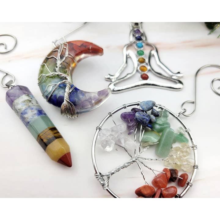 WonderLight Jewelry – Conjunto de ornamentos por atacado – Conjunto de Ornamento Chakra Yoga - Chakra/ Balance5