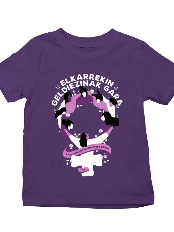 Haurrentzako Kamiseta | M8 2022 | Elkarrekin geldiezinak gara para venta al por mayor de FEM