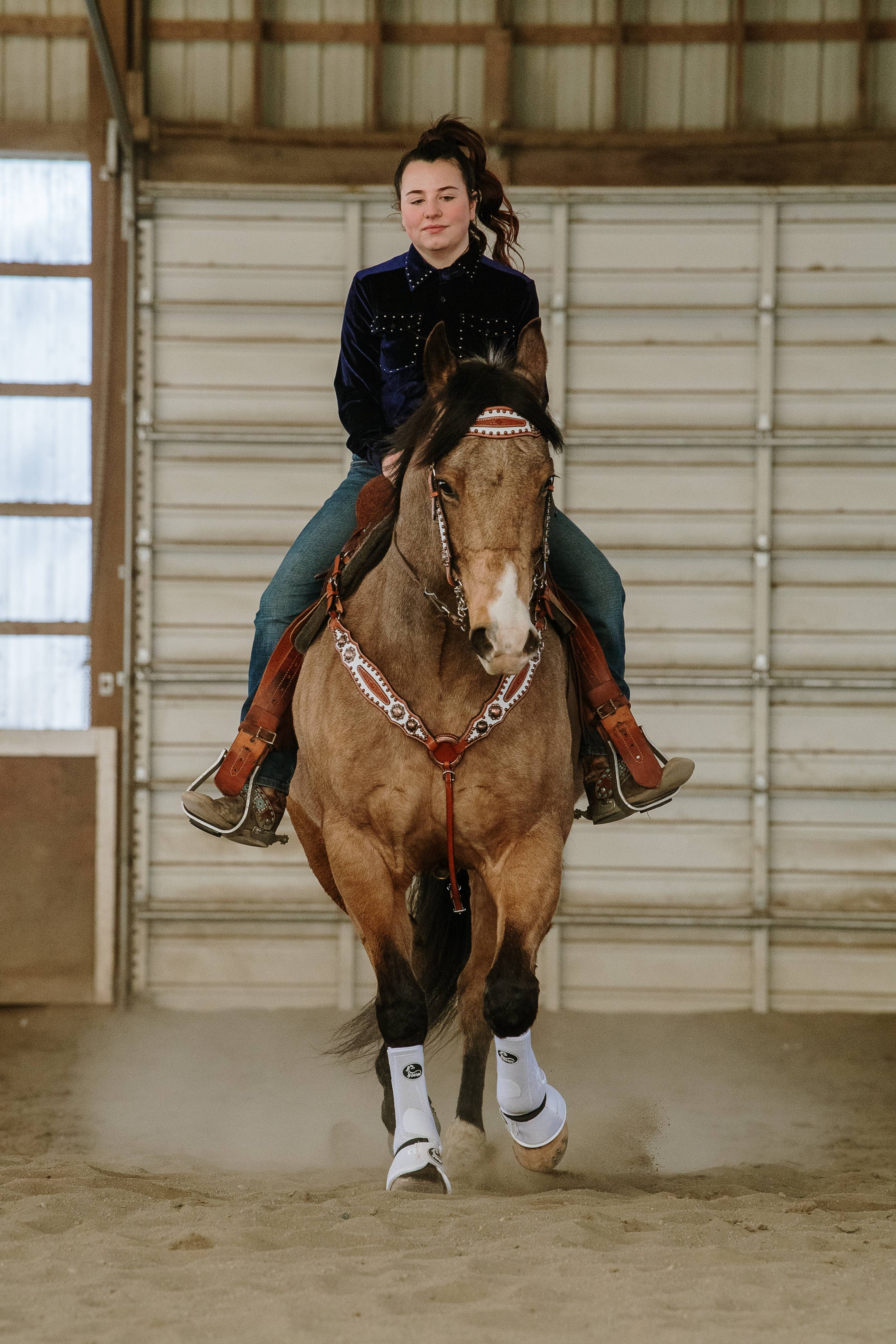 Schulz Equine - Wholesale Horseback Riding Gear - Doc Holiday Headstall and Breast Collar Set1