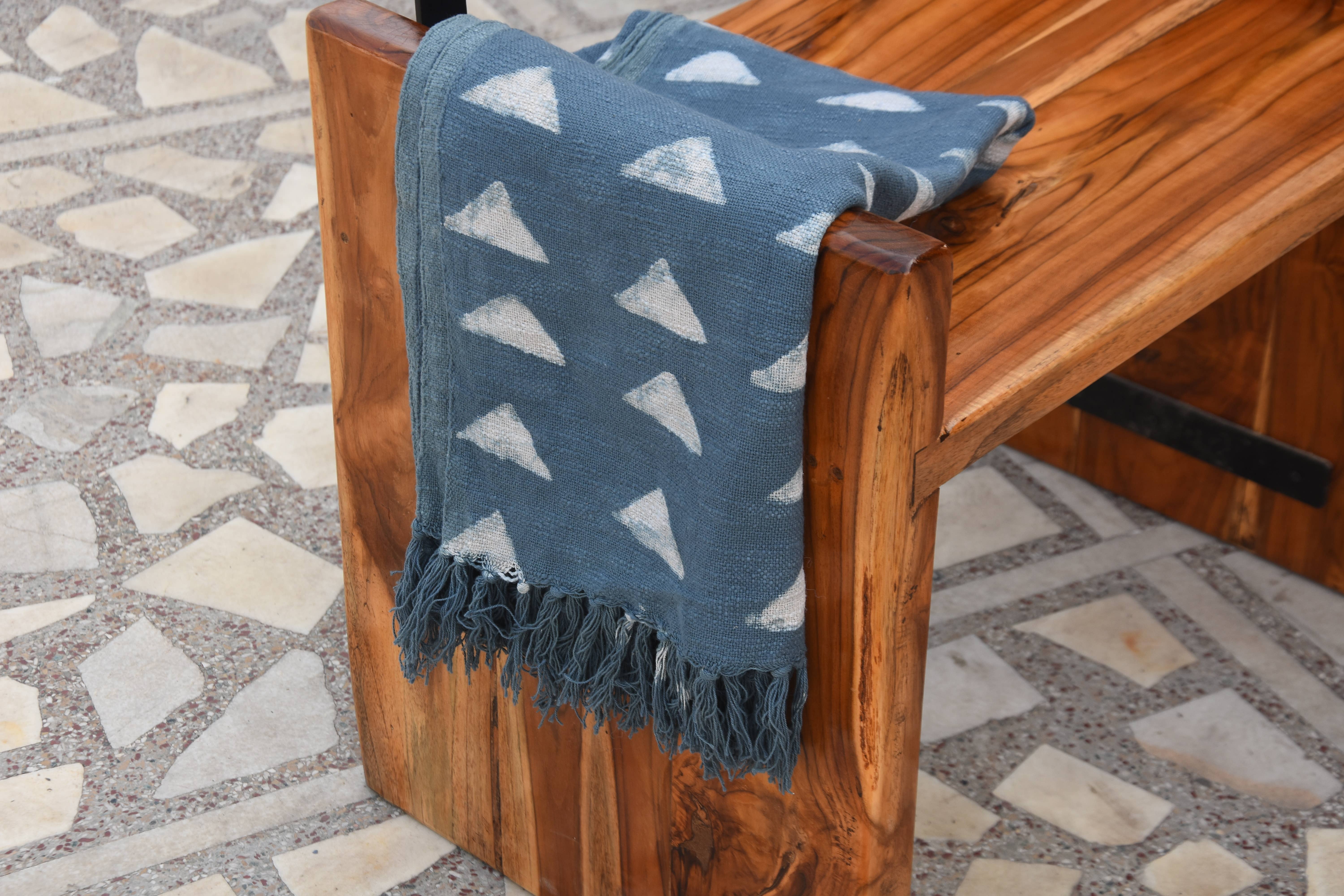 Fabdivine - Wholesale Throw blanket - Stylish Print Natural Cotton Mud Cloth Throw Blanket4