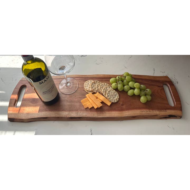 Acacia Wood - 28 inch Serving Platter for wholesale by North Country Candle