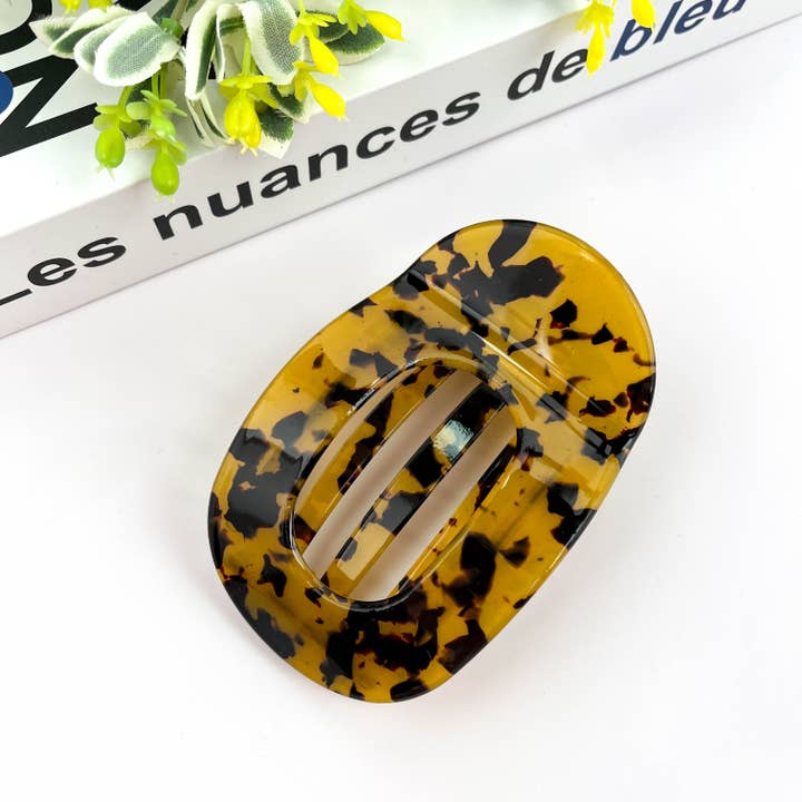 TheDivaSoap - Wholesale Hair Clip - Women's - Flat Round Hair Clip, Spring and Autumn Claw Clip3