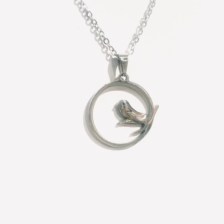 Bird On Branch Necklace for wholesale by Peaceful Village Inc.