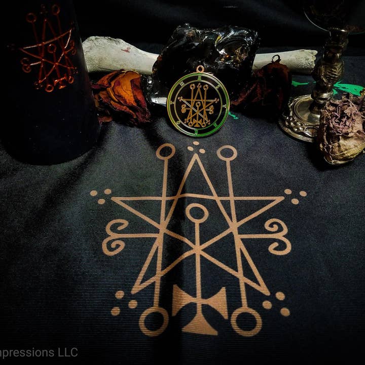 Goetic Impressions - Wholesale Tapestry/Textile - Astaroth Altar Cloth5