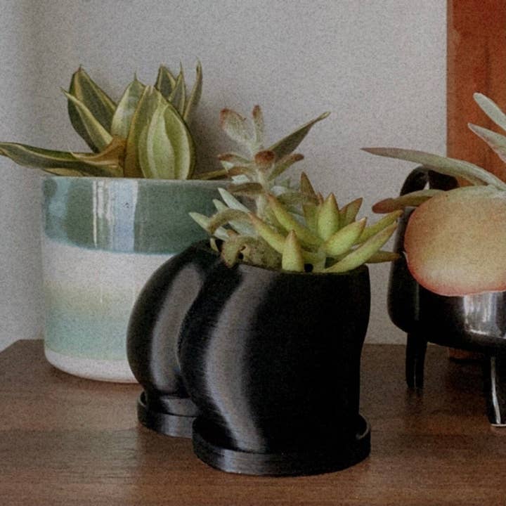 Mini Just Peachy Planter | More Colors Available for wholesale by Peachy Pilea
