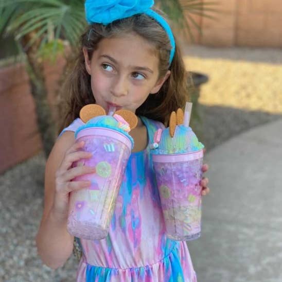 Bewaltz - Wholesale Insulated Mug/Tumbler - Cookie Mouse Ear Sweets Rainbow Tumbler - 16 Oz