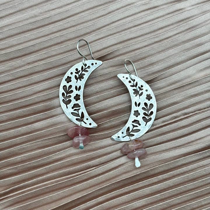 Fluff Hardware - Wholesale Dangle Earrings - Handmade Moon Garden Earrings