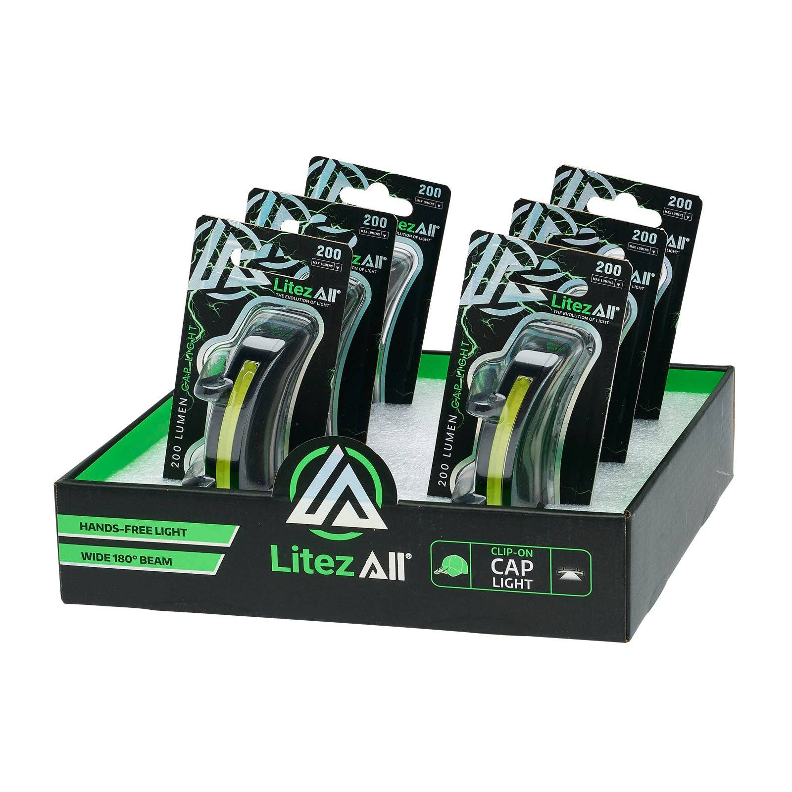 LitezAll - Wholesale Flashlight - LitezAll 200 Lumen Clip On Cap Light9