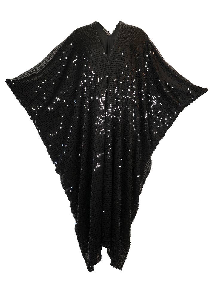 Jennafer Grace - Wholesale Kaftan - Women's - Black Sequin Caftan4