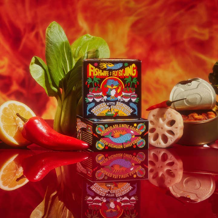 Fishwife - Wholesale Fish/Seafood - Smoked Salmon with Fly By Jing Sichuan Chili Crisp4