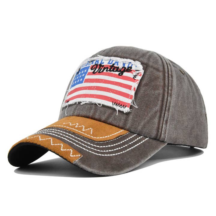 MKS America - Wholesale Baseball Cap - Women's - Fourth of July stylish flag hat baseball cap13