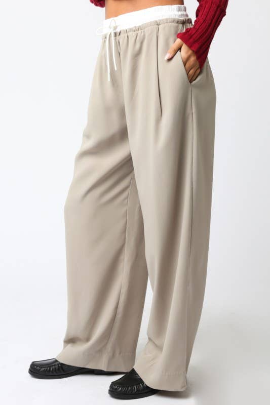 Olivaceous – wholesale Pants – Women's – Marie Waist Pants1