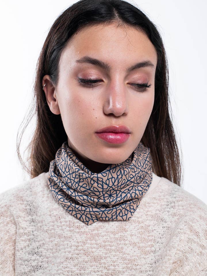 Multi Purpose Neck Scarf - Oriental for wholesale by Bee & Alpaca