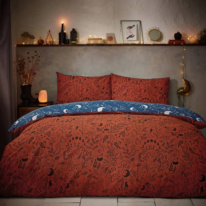 Juego de funda nórdica Witchy Vibes, color óxido para venta al por mayor de Riva Home