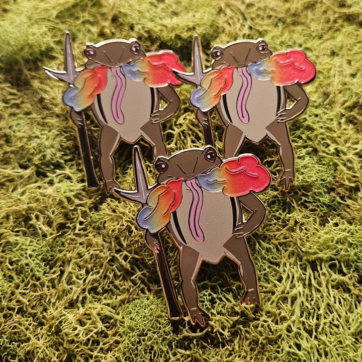 Ogama Enamel Pin - DISCOUNTED PLEASE READ for wholesale by Floating Frogs