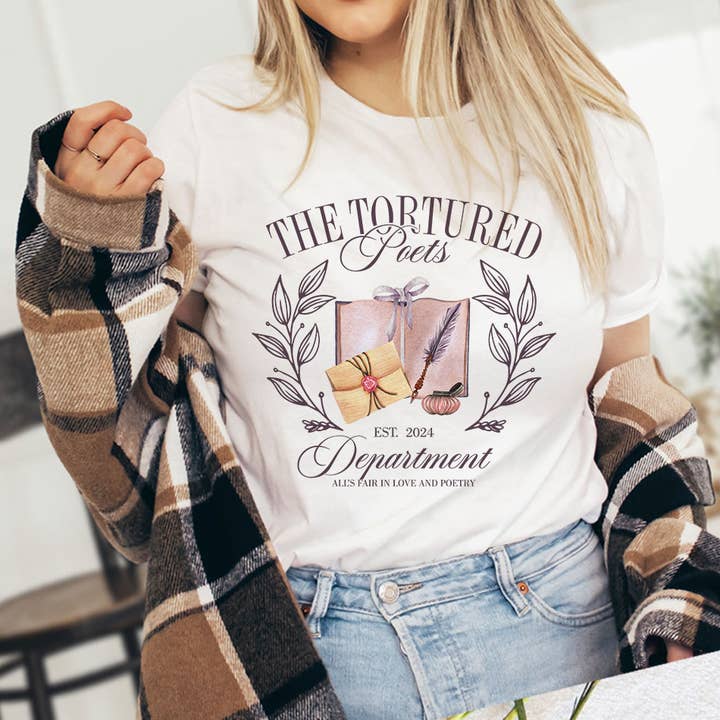 House Of Rodan - Wholesale T-Shirt (Graphic) - Women's - The Tortured Poets Department - Taylor Inspired T-Shirt