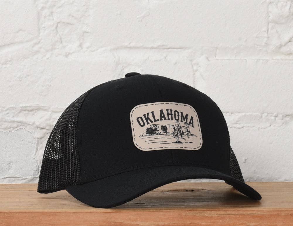 Classic State - Wholesale Trucker Hat - Unisex - Oklahoma Cowboy Snapback Hat3