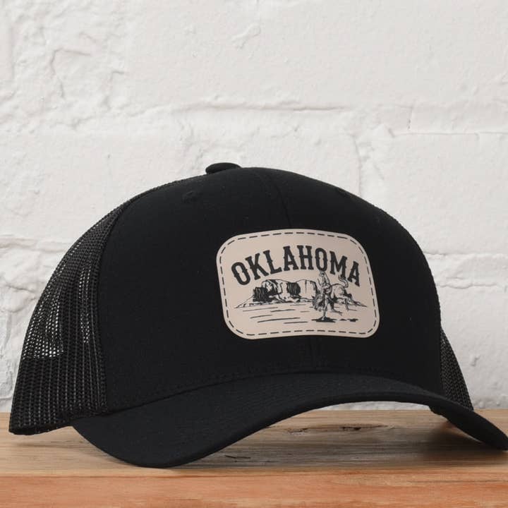 Classic State - Wholesale Trucker Hat - Unisex - Oklahoma Cowboy Snapback Hat3