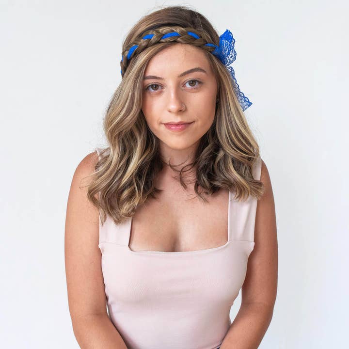 Madison Braids - Wholesale Fashion Headband - Women's - Madison Braids Women's Lacey Two Strand Headband Hair Braid4