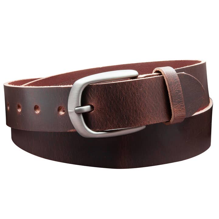 Cintura da 35 mm prodotta in Germania EH417-VL-marrone scuro per la vendita all'ingrosso da parte di A-Venten GmbH