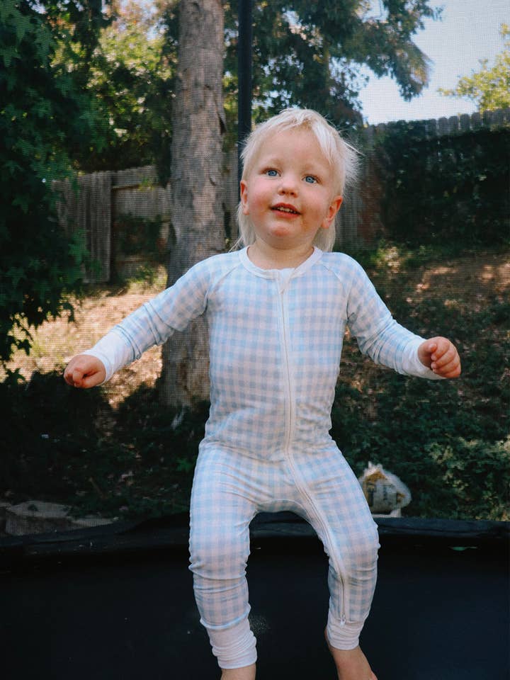 Soft Gingham Onesie for wholesale by Winny