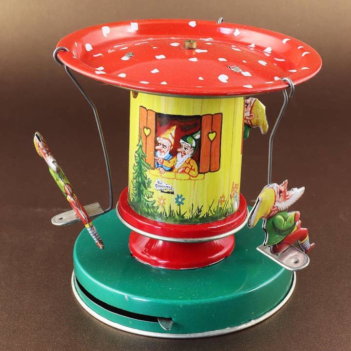 Tribal Trade GmbH - Wholesale Classic Toy - Kids - Tin toy Snow White carousel tin carousel9