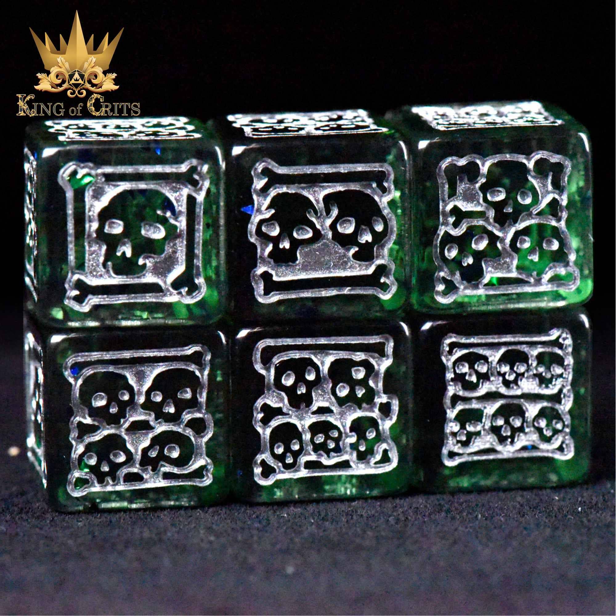 DNDDICE.COM - Wholesale Dice - Crypt of the Necromancer - 11 Dice Set4