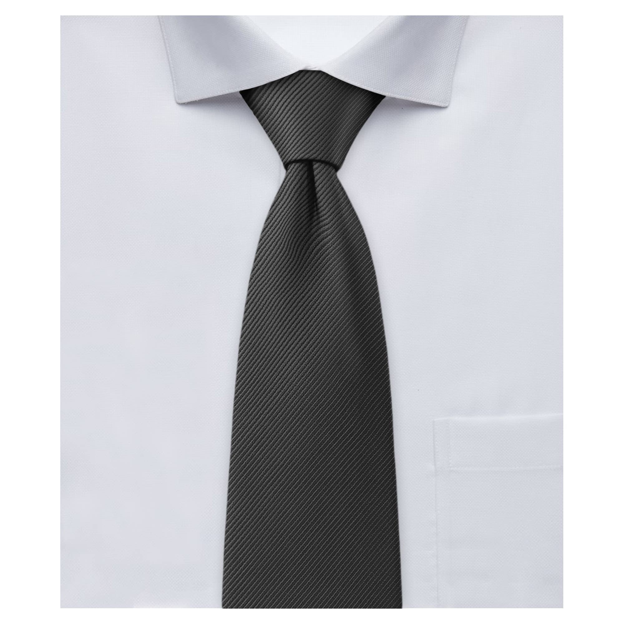 Jacob Alexander - Wholesale Necktie - Men's - Men's Silk Blend Solid Color Tie4