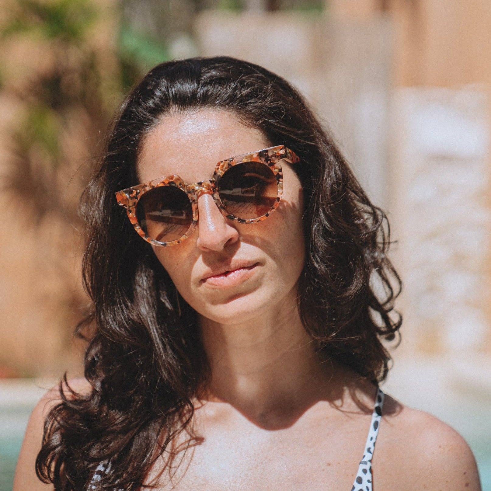 SARDINE - Venta al por mayor Gafas de sol - Mujer - SARDINE - Aster - Gafas de Sol con Montura de Caparazón de Tortuga Terra Fawna5