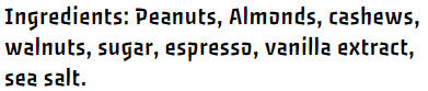 Blindspot Nutbutters - Wholesale Nut Butter - Espresso Nut4