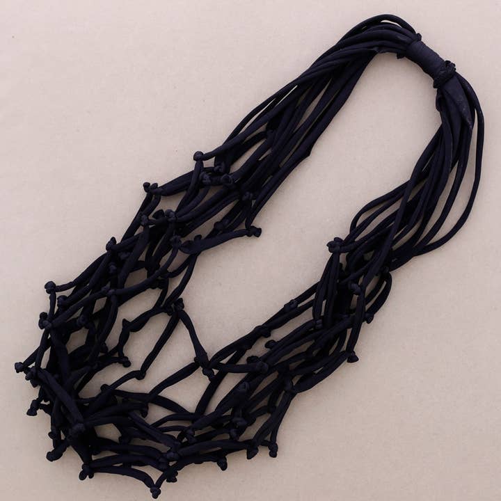 La Cuerda De Sol - Wholesale Snap Jewelry - Nudos Cloth Choker