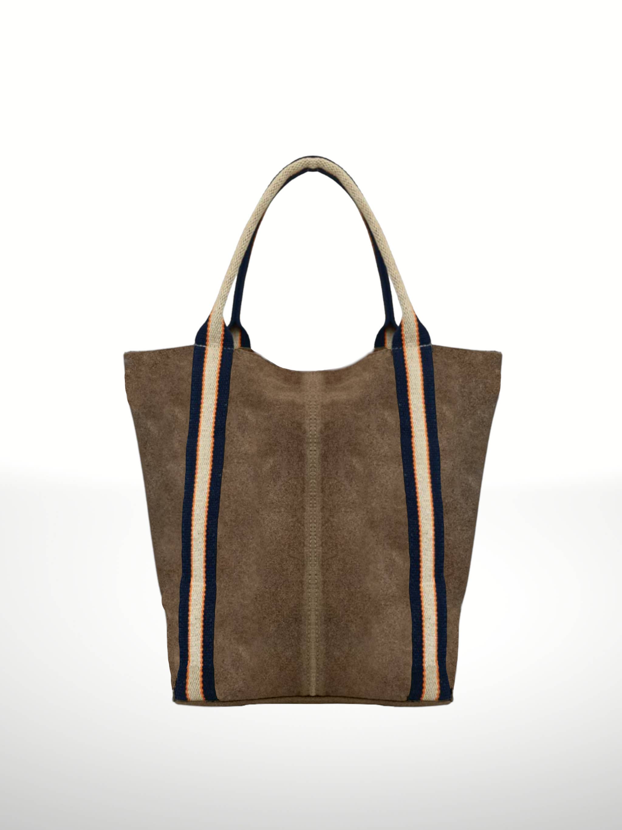 ITALIAN'S LEATHER - Wholesale Tote Bag - Women's - Melody Suede Leather Tote Bag 22189024